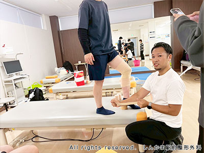 テーピング勉強会 パート3の様子2