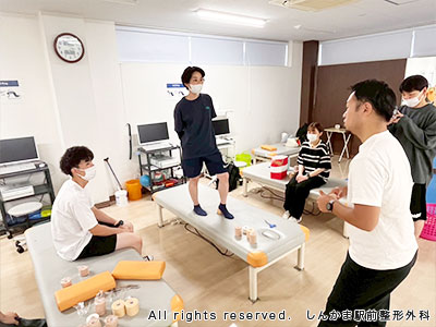 テーピング勉強会 パート3の様子3